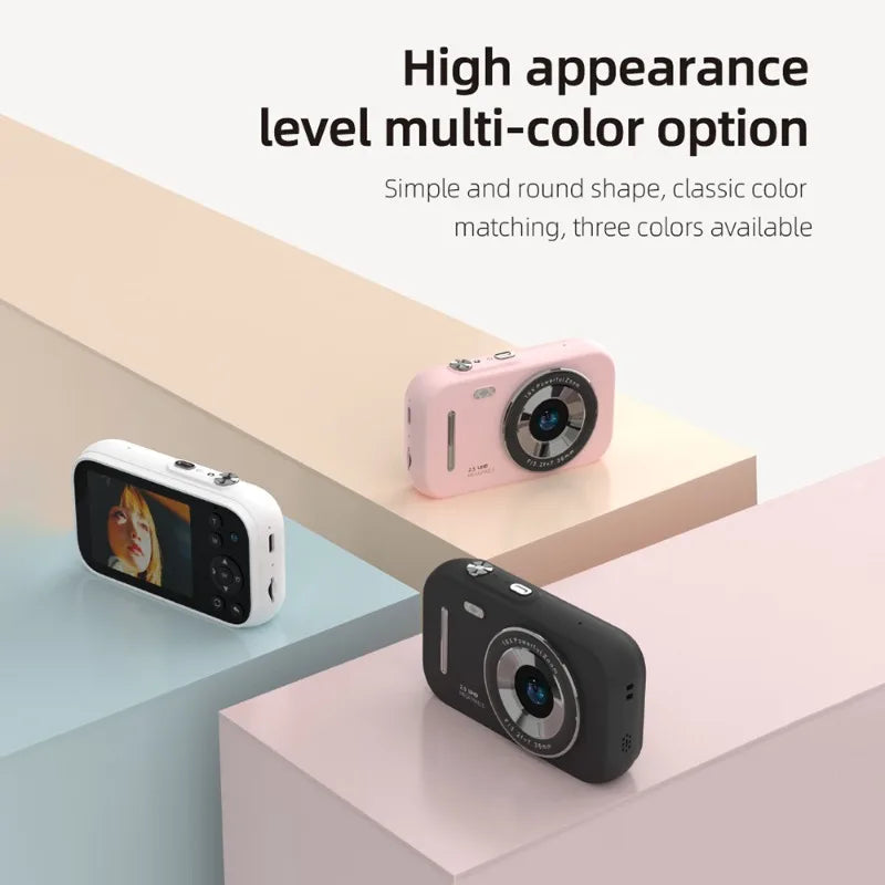 H17 2.7-Inch Screen 1080P 48MP Mini Camera 8/128GB 16X Digital Zoom Dual Camera Autofocus Digital Mini Camera