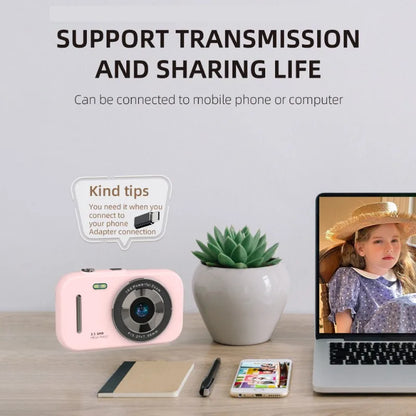 H17 2.7-Inch Screen 1080P 48MP Mini Camera 8/128GB 16X Digital Zoom Dual Camera Autofocus Digital Mini Camera